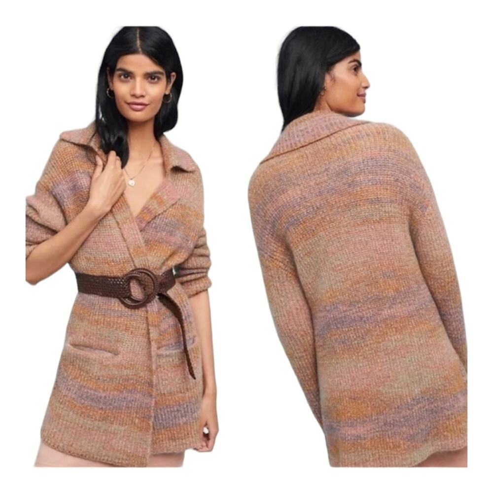 Anthropologie Maeve Wainwright Sweater Mohair Wool Blend Small Petite